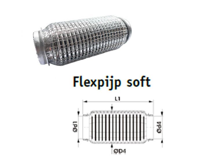 Flexibel-deel-Softflex-42,7-42-mm-/-170-mm